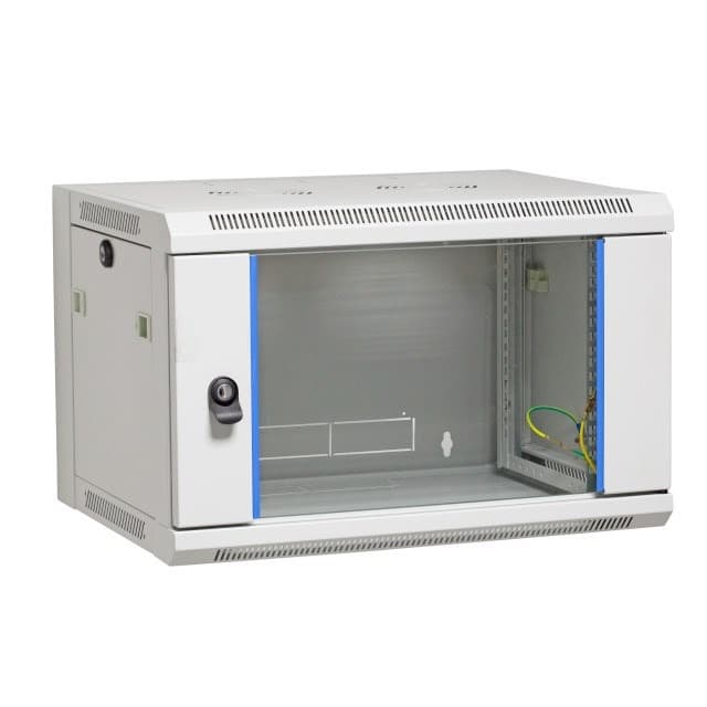 Obudowa ścienna EFB 19" Flat Pack 6HE, głębokość 450 mm, szara