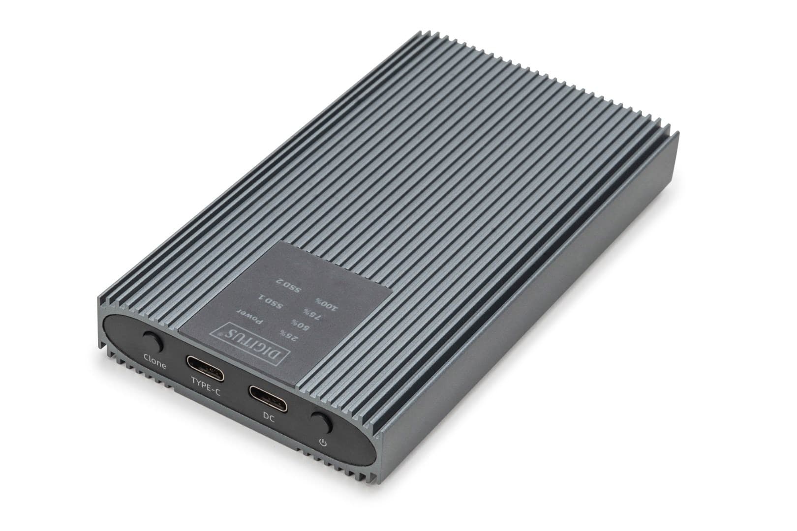Obudowa / Stacja klonująca USB 3.1 Typ C do SSD M.2 NVMe 20 Gbps, aluminiowa beznarzędziowa