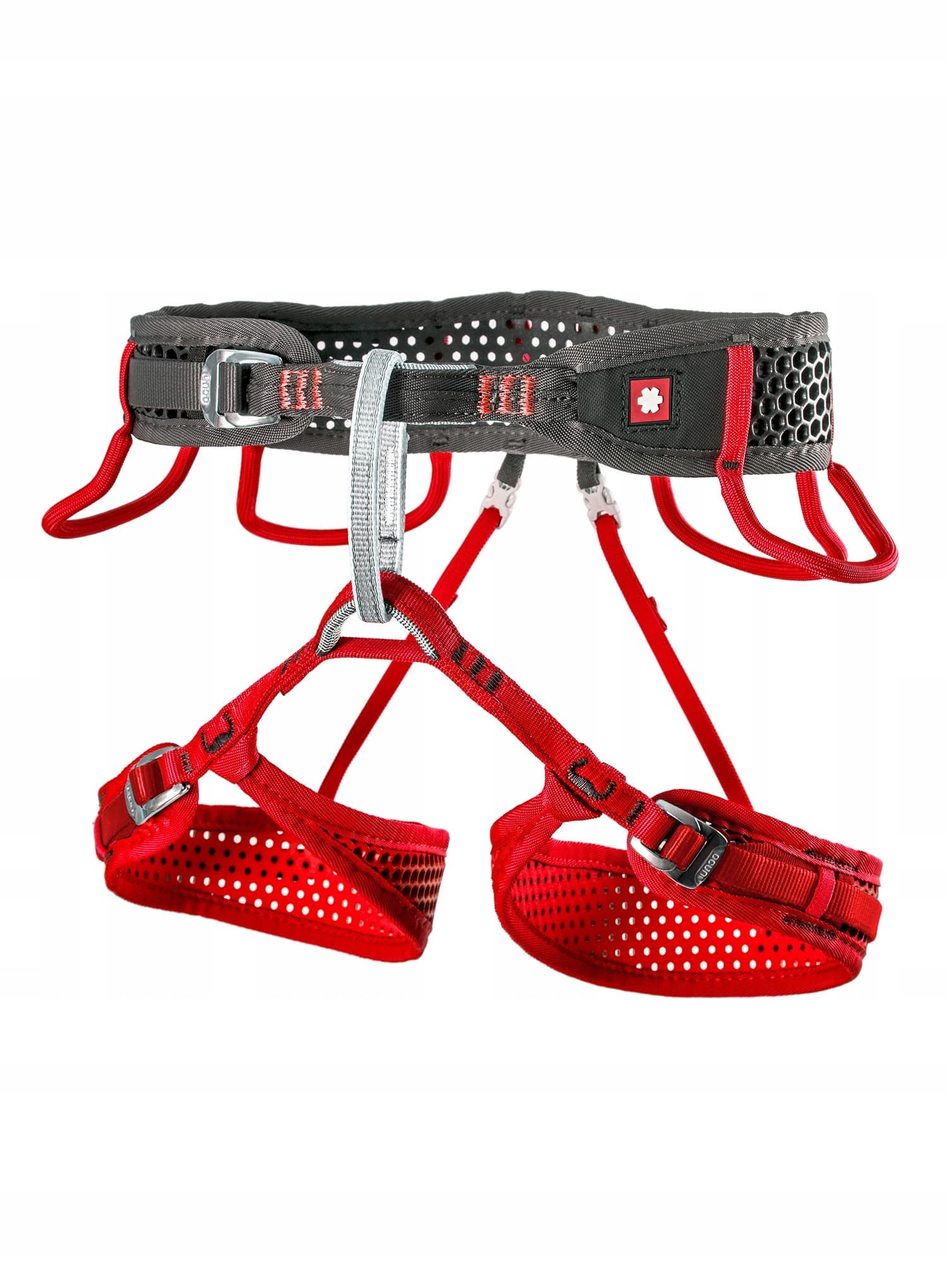 Ocun WeBee Lady Uprząż Wspinaczkowa Damska - black/red, rozmiar XS