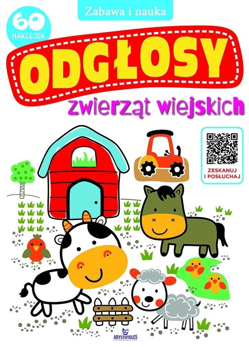 Odgłosy Zwierząt Wiejskich - kolorowanka edukacyjna dla dzieci