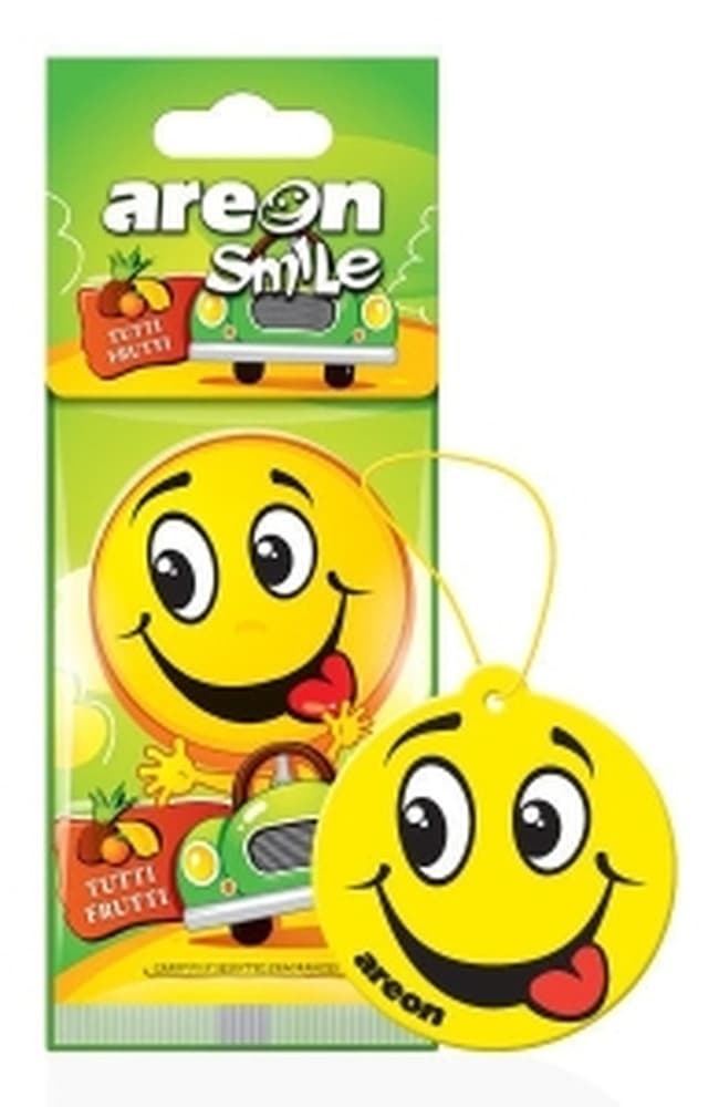 Odświeżacz powietrza Areon Car Dry Smile Tutti Frutti Zawieszka