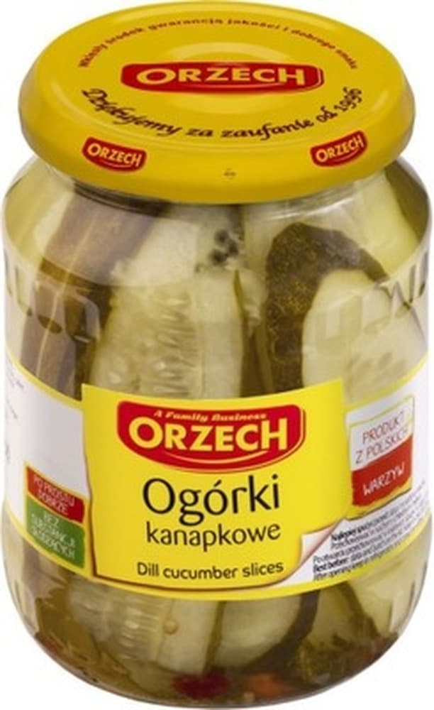 Ogórki kanapkowe 1550/850 g Vera