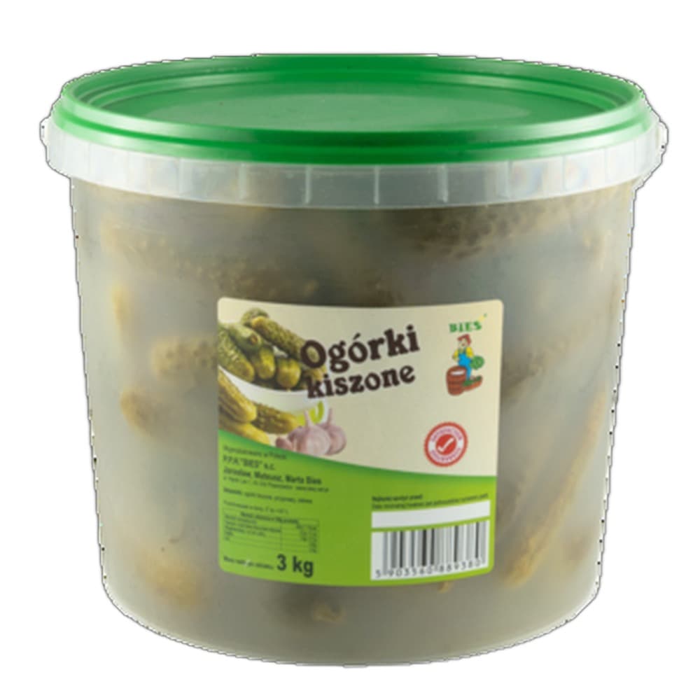 OGÓRKI KISZONE POLSKA 3KG BIES