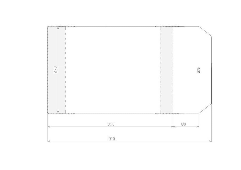 Regulowana okładka na książki i zeszyty 270 x 470 mm, 50 sztuk