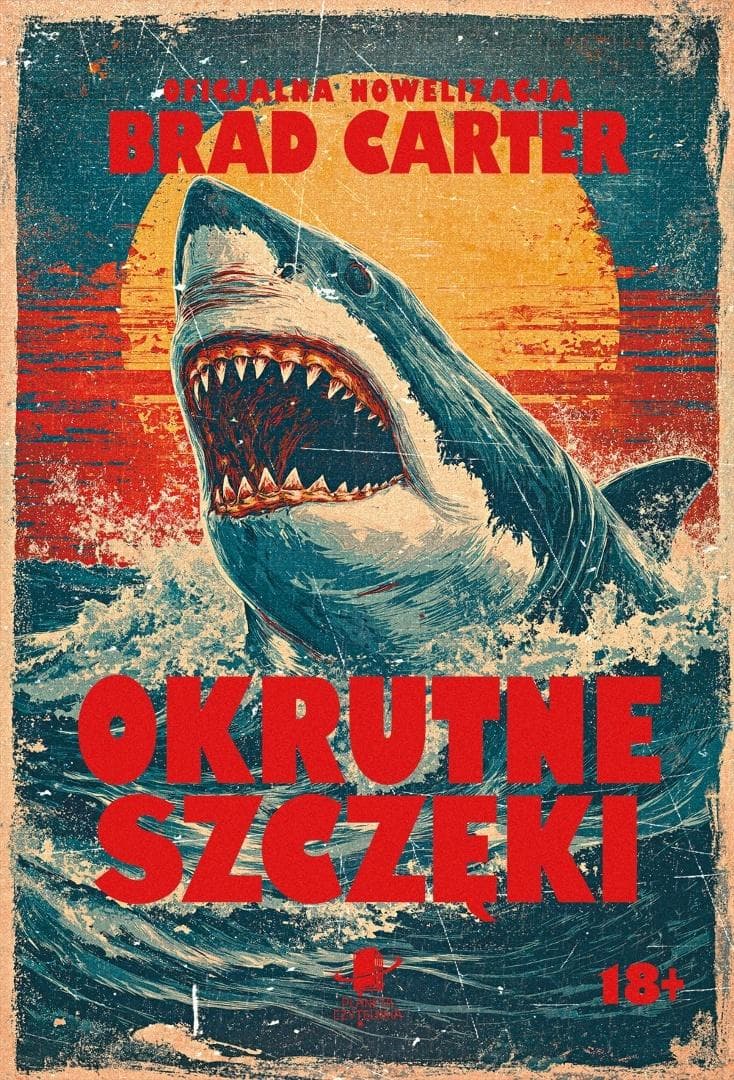 Okrutne szczęki - Brad Carter horror 340 stron