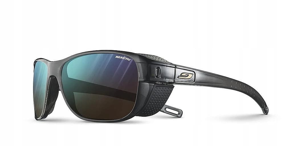 Okulary Julbo Camino - matowy czarny/szary, soczewki Reactiv Performance 2-4 Dl Bleu, rozmiar L