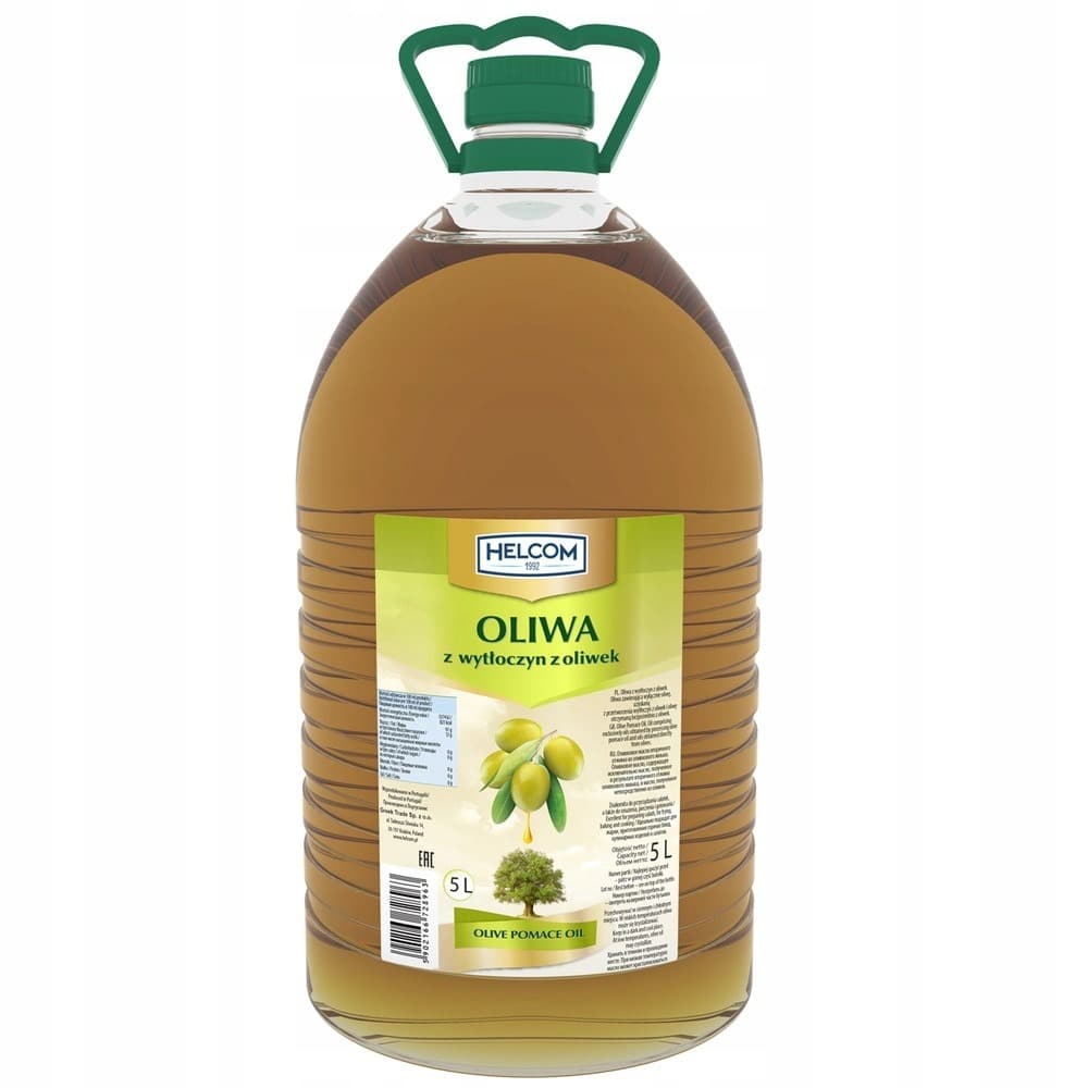 Oliwa z wytłoczyn z oliwek 5L Helcom