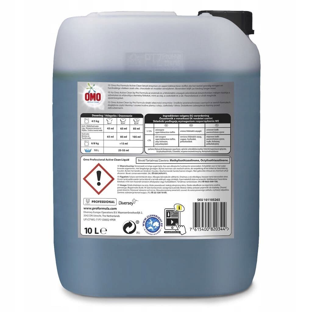 Omo Active Clean Liquid 10L