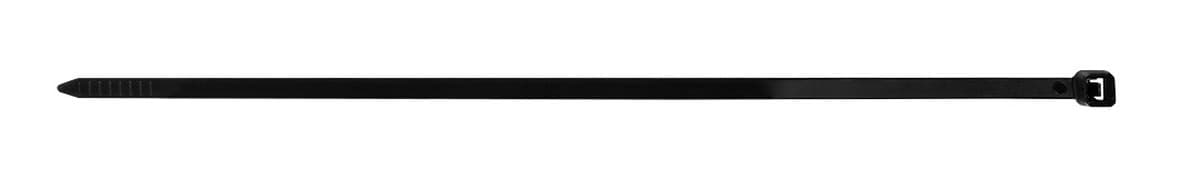 Opaski zaciskowe 3,6 x 200 mm, czarne, 100 sztuk