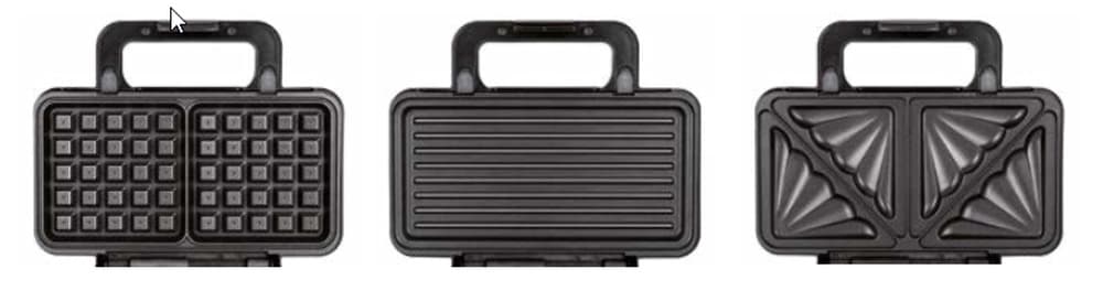 Opiekacz MPM 3w1 do kanapek gofrownica grill
