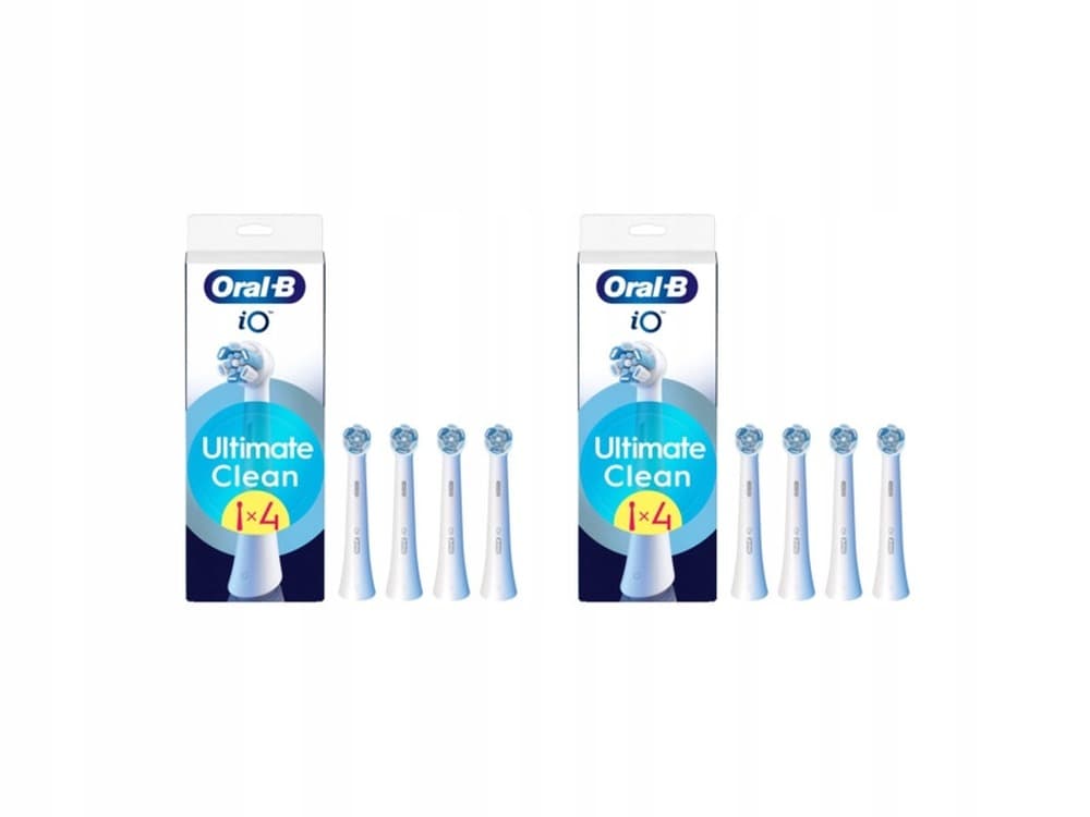 Oral-B iO UltimateClean Końcówki do szczoteczek, białe, 4 szt.