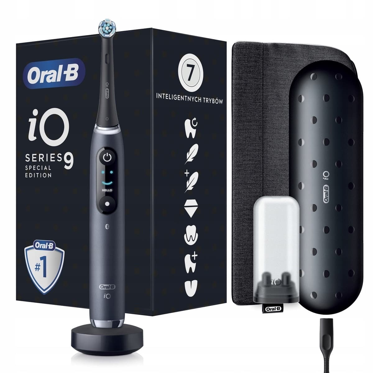 Oral-B iO9 Black Special Edition - szczoteczka soniczna do zębów