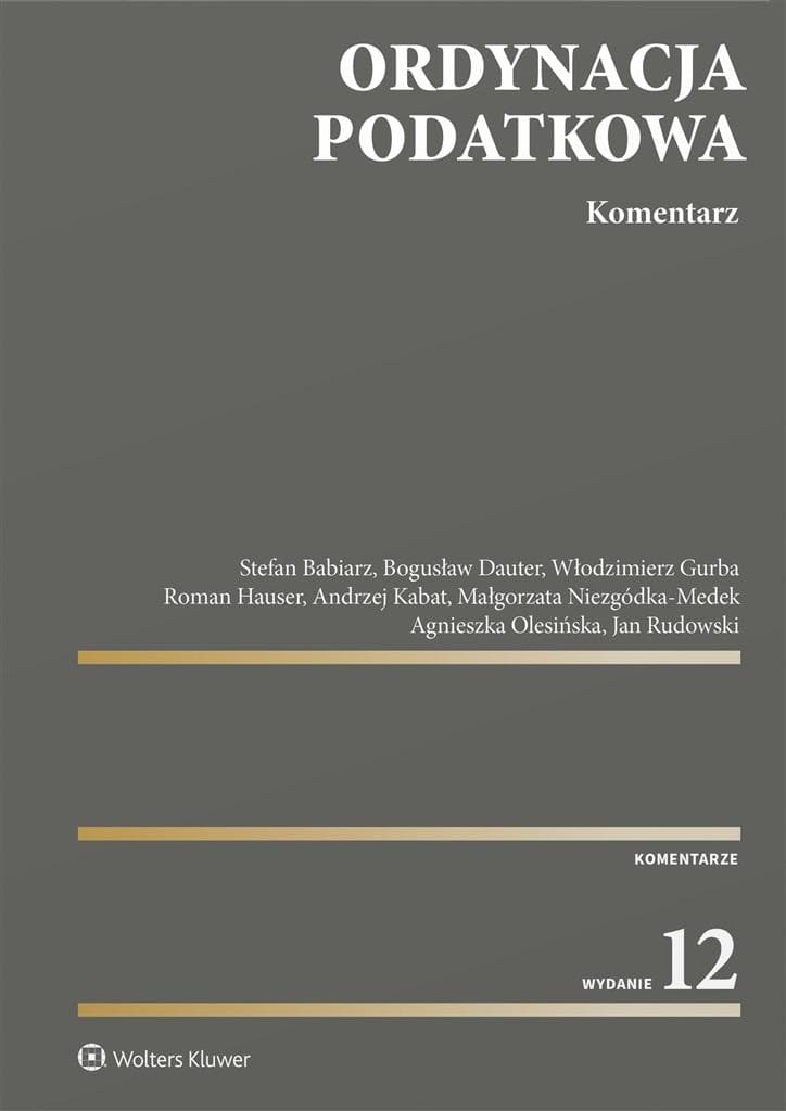 Ordynacja podatkowa. Wydanie 12