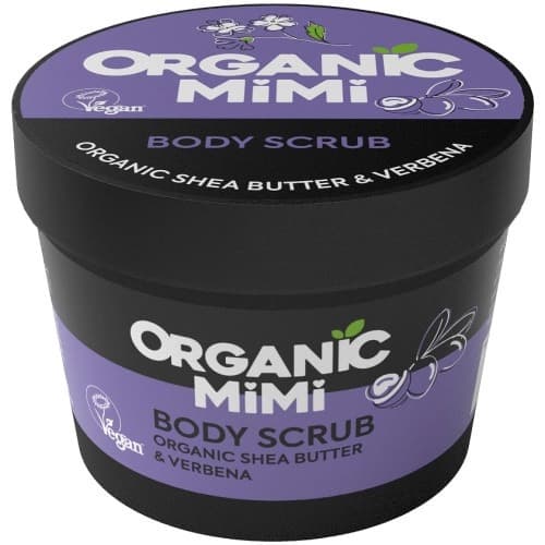 ORGANIC MiMi Peeling cukrowy i solny z masłem shea i werbeną