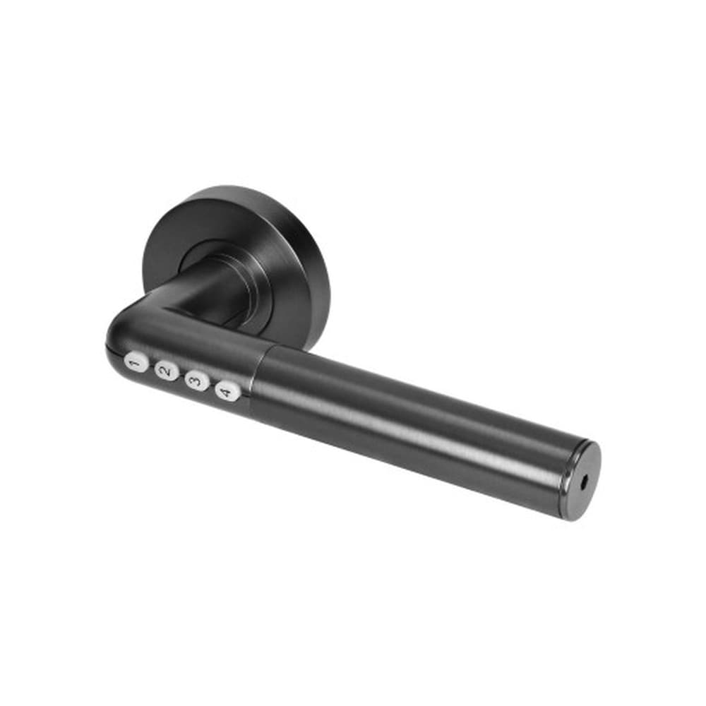 ORNO Klamka szyfrowa IP20 czarna PIN i Bluetooth