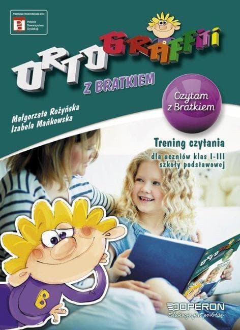 Ortograffiti Czytam z Bratkiem - ćwiczenia w czytaniu dla dzieci