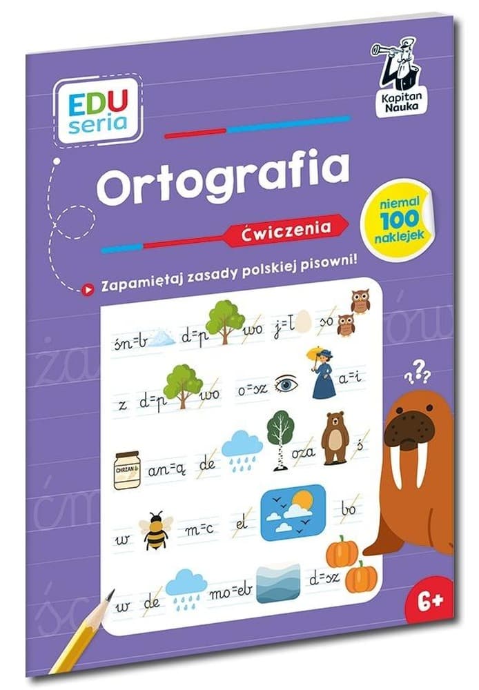 Ortografia. Ćwiczenia. Kapitan Nauka. EDUseria