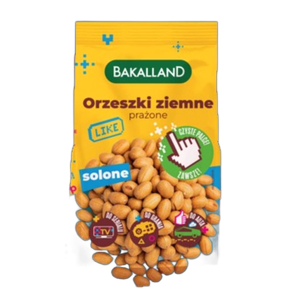 Orzeszki ziemne prażone solone Bakalland 200g