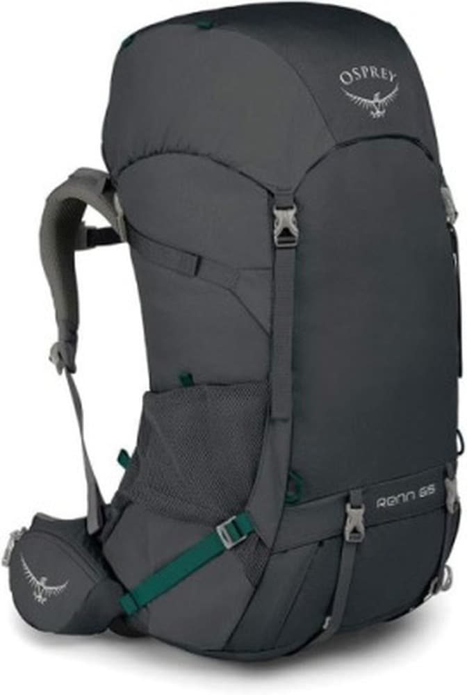 Osprey Renn 65 damski plecak trekkingowy - dark charcoal/gray wolf