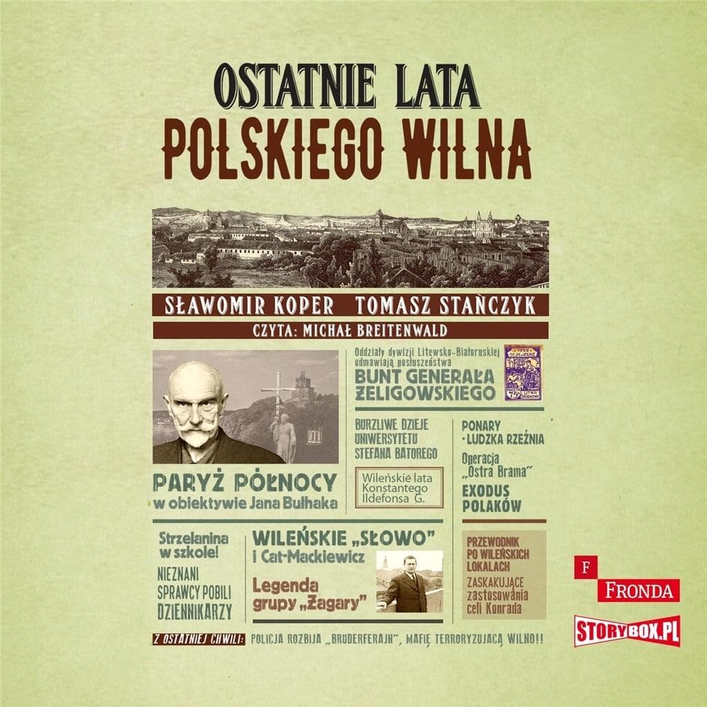 CD MP3 Ostatnie lata polskiego Wilna - historia i kultura