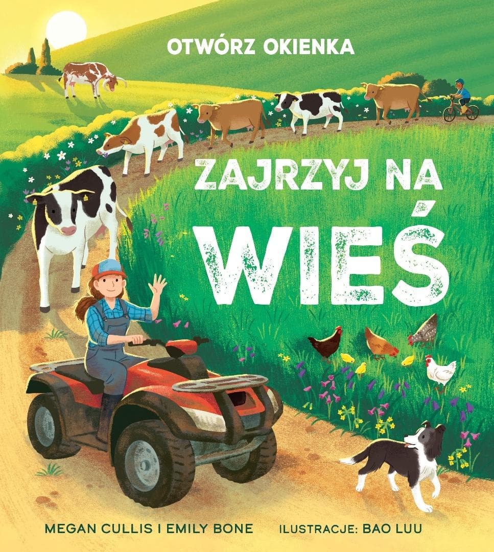 Otwórz okienka. Zajrzyj na wieś - książka dla dzieci 14 stron