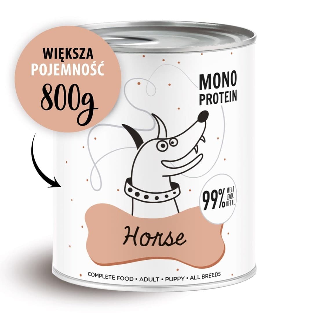 Paka Zwierzaka Pepe Horse karma dla koni 99% 800g
