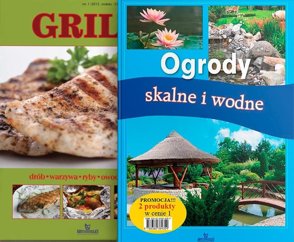 Pakiet Książek - Grill i Ogrody Skalne i Wodne