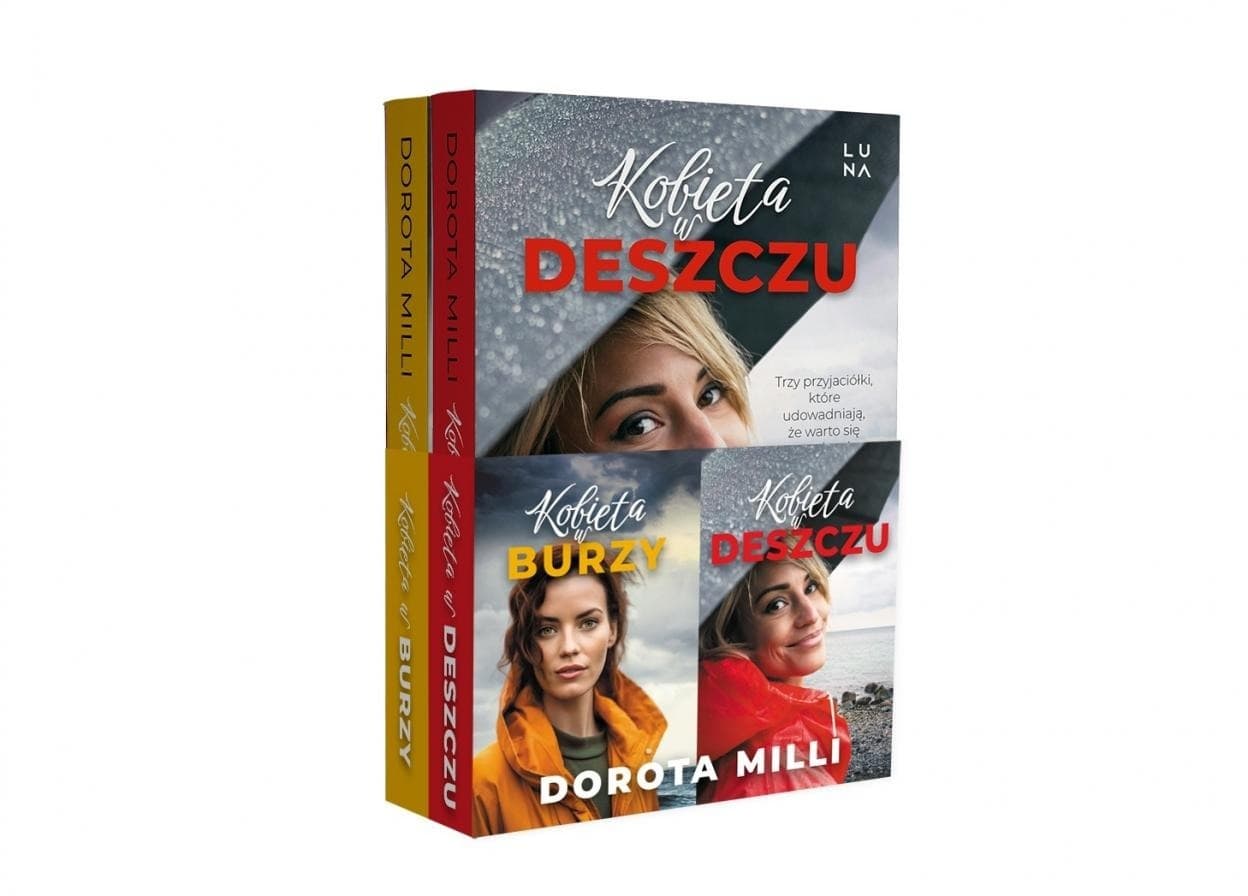 Pakiet książek: Kobieta w deszczu i Kobieta w burzy Doroty Milli