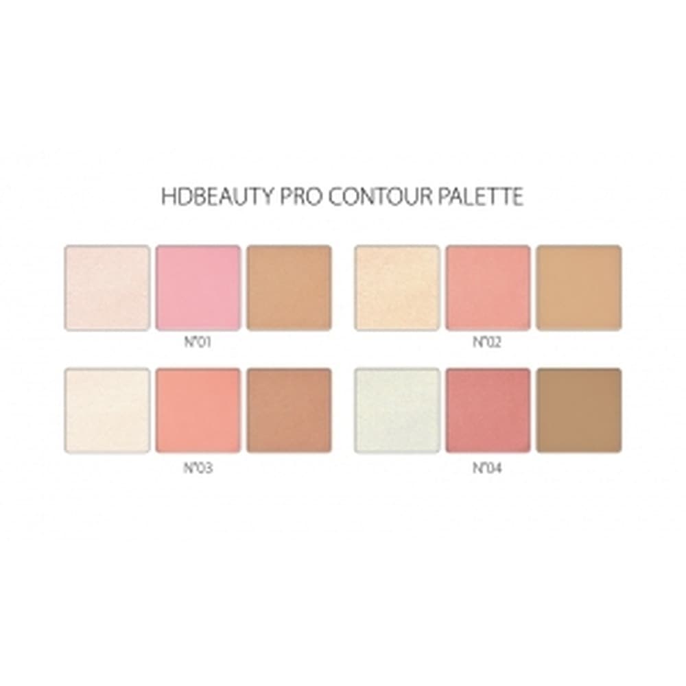 Paleta do konturowania twarzy HD Beauty Pro Contour 03