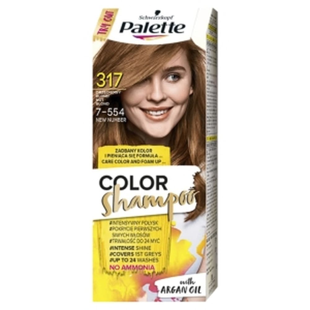 Palette Szampon Koloryzujący Orzechowy Blond 7-554