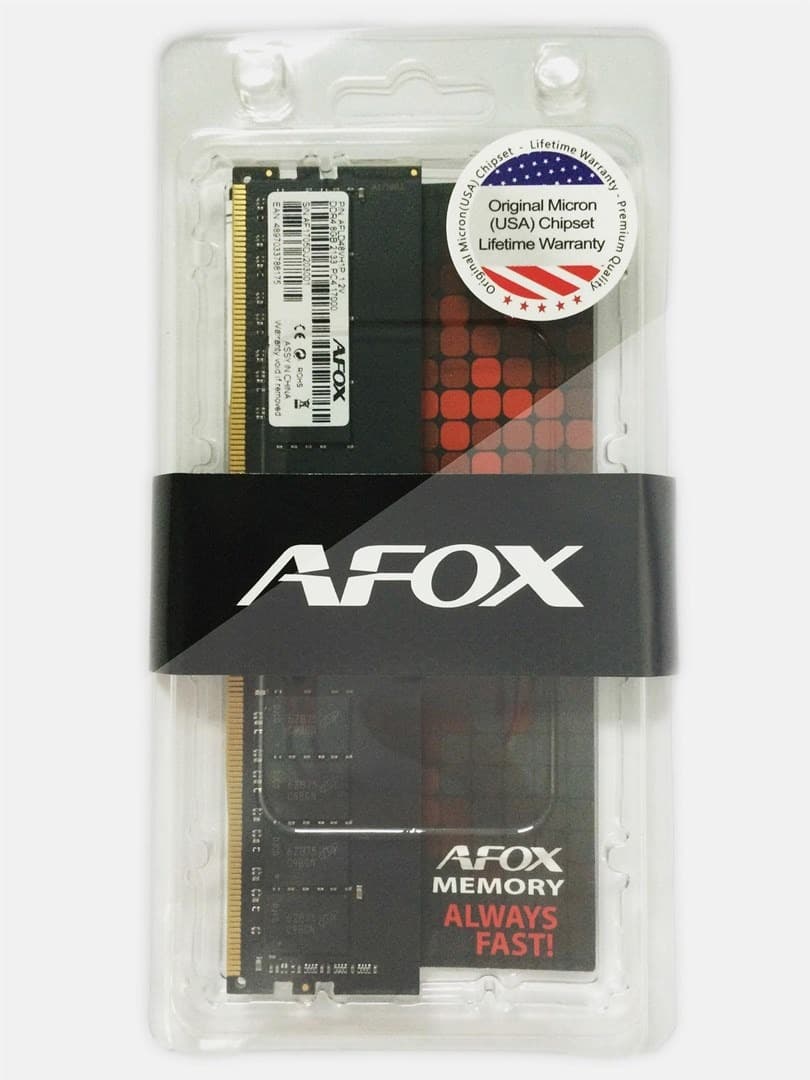Pamięć RAM DDR4 AFOX 4 GB 2666 MHz Rank1
