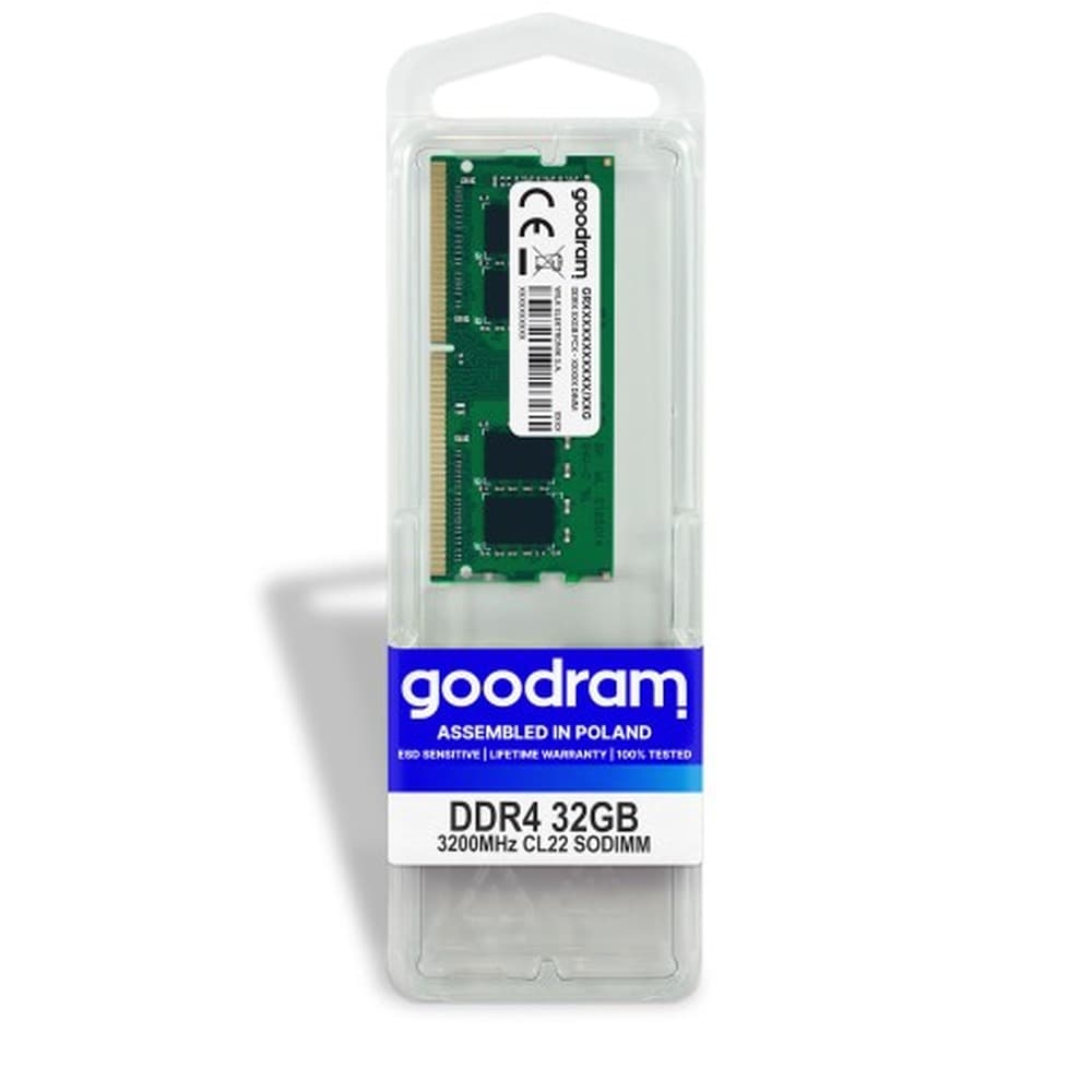 GoodRam Pamięć RAM 32GB DDR4 3200MHz CL22 SO-DIMM