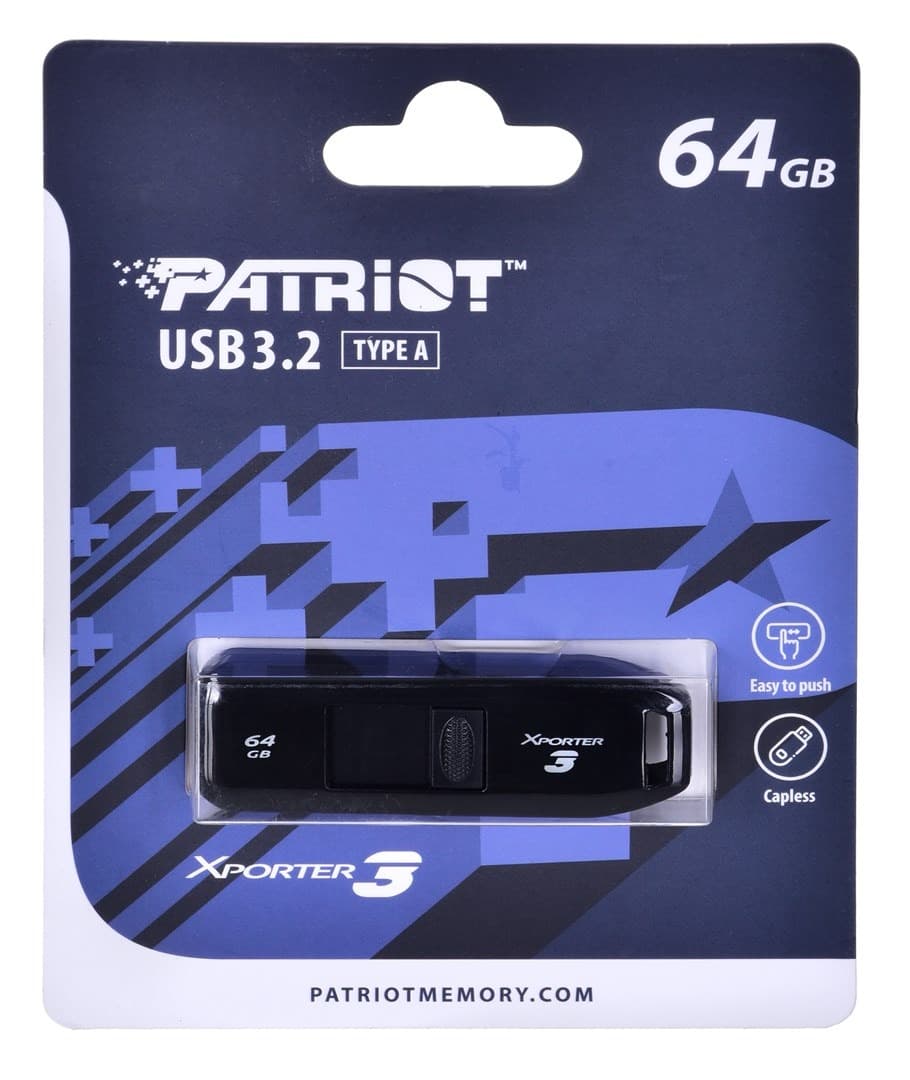 Patriot USB Xporter 3 64GB Type-A USB 3.2