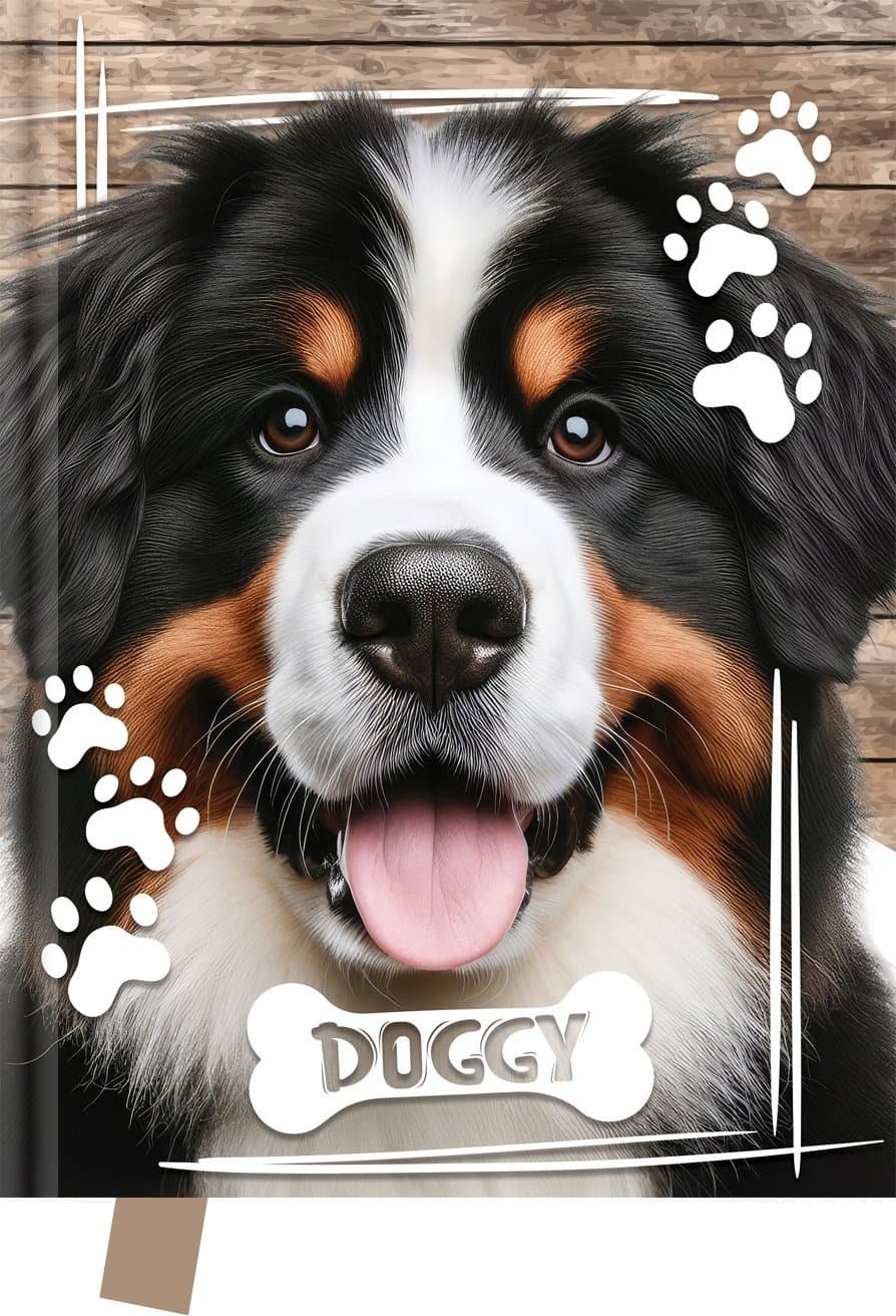 Pamiętnik Doggy 80 kartek brokatowy