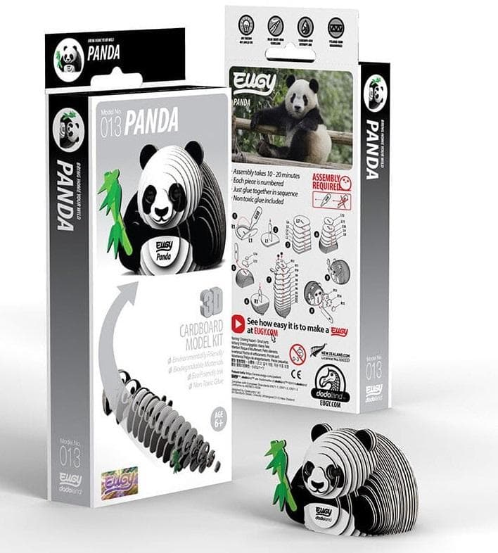 Eugy Eko Układanka 3D Panda z kartonu