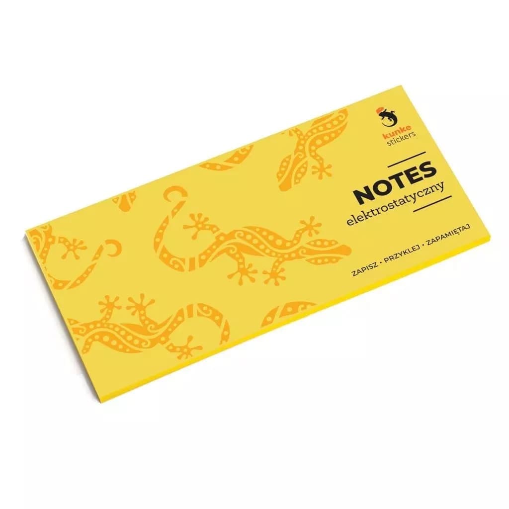 Elektrostatyczny notes żółty 16x7,7cm 100 szt Panta Plast