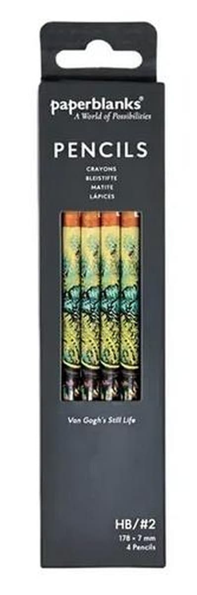Paperblanks Van Gogh Still Life Ołówki grafitowe HD 4 sztuki