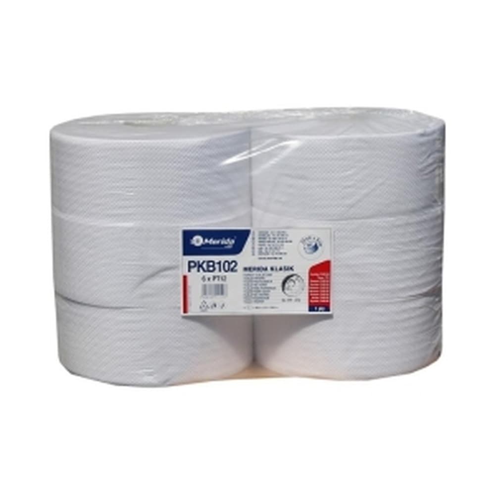 Merida papier toaletowy 6 rolek 1-warstwowy 340 metrów