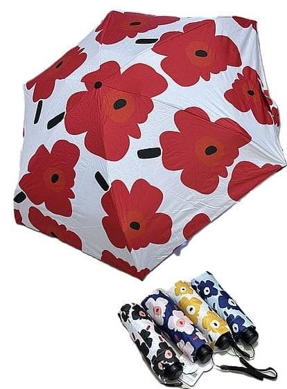 Parasol składany motyw kwiatowy 50 cm Mix kolorów
