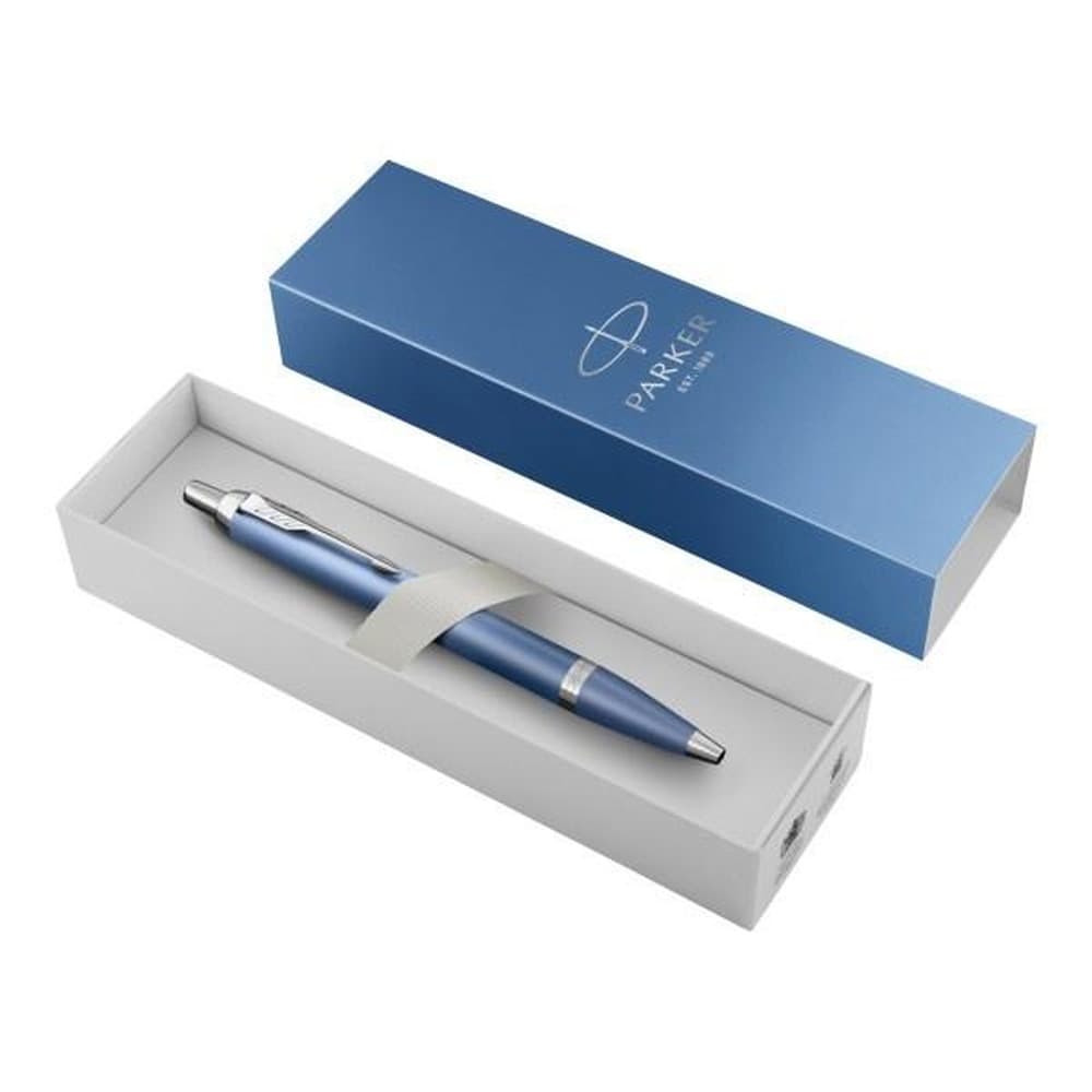 Parker IM Writing Rituals Niebieski z Chromowanym Wykończeniem Długopis