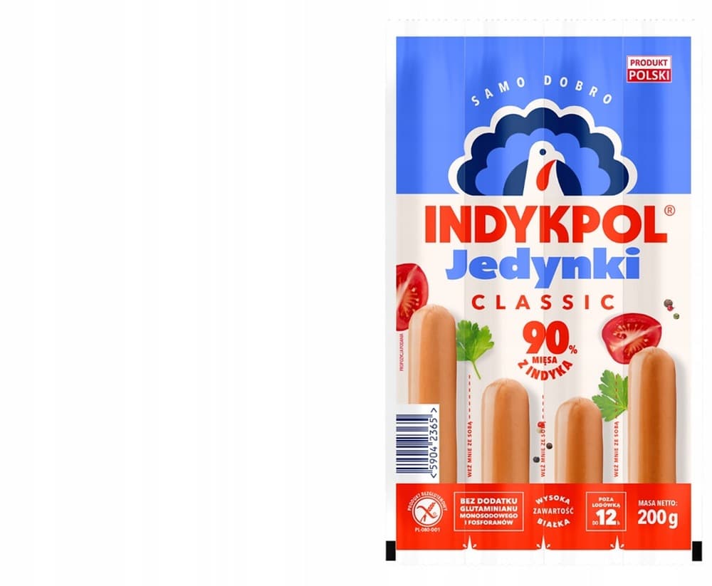 Parówki Jedynki 200 g Indykpol