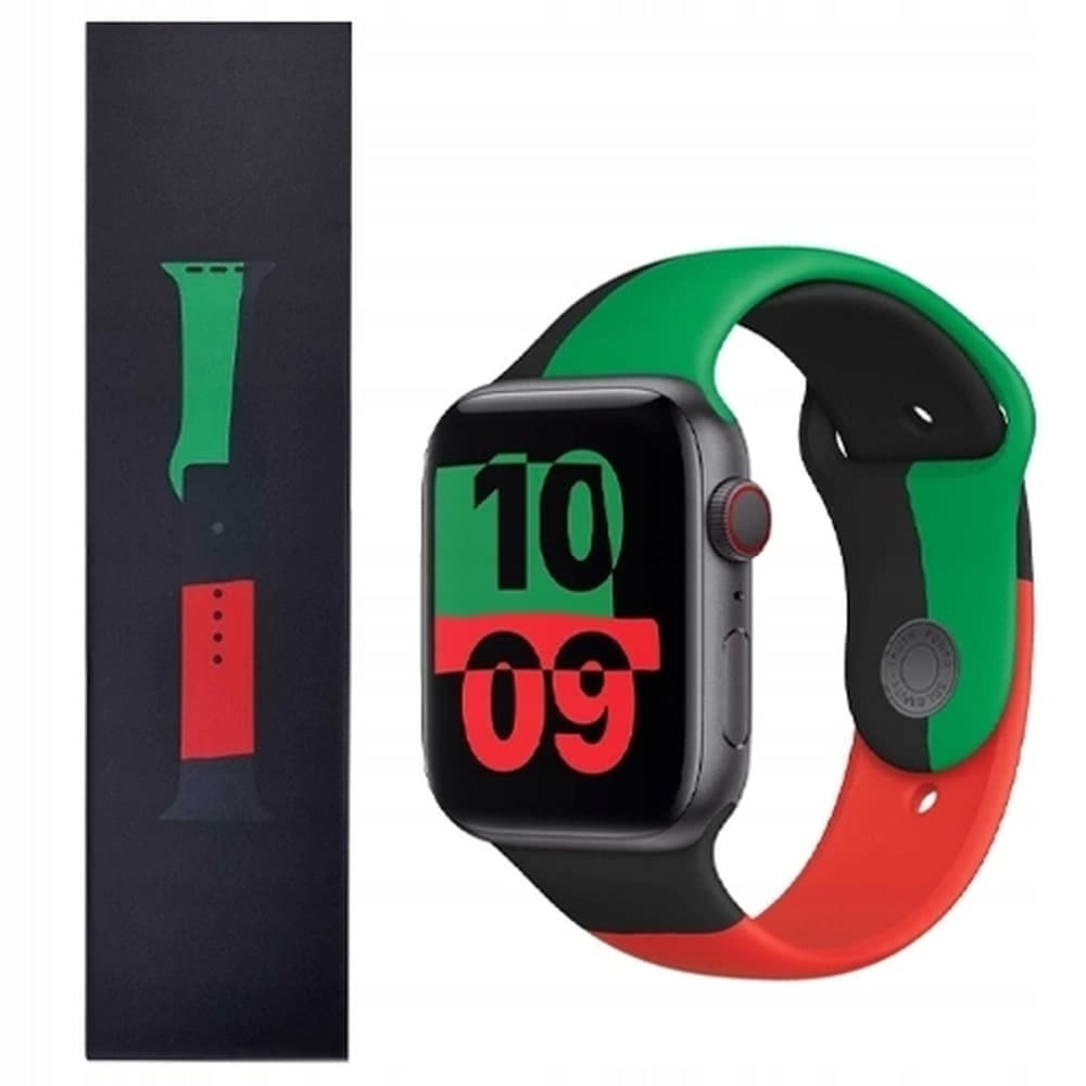 Pasek Apple Sport Band Black Unity do Apple Watch 40mm (M/L)