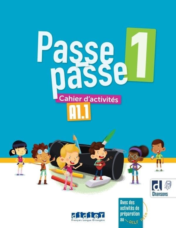 Passe-Passe 1 A1.1 Zeszyt ćwiczeń do języka francuskiego + didierfle.app