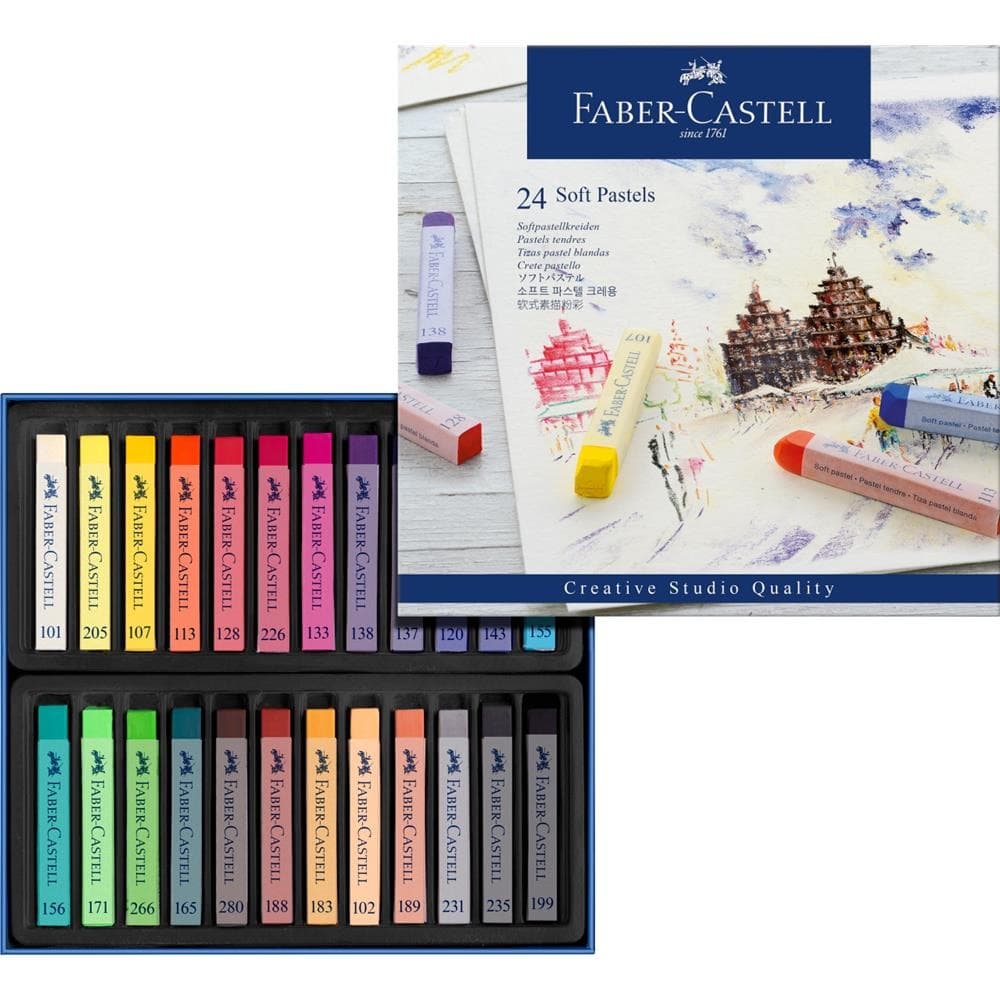 Pastele suche Creative Studio Faber-Castell 24 kolory