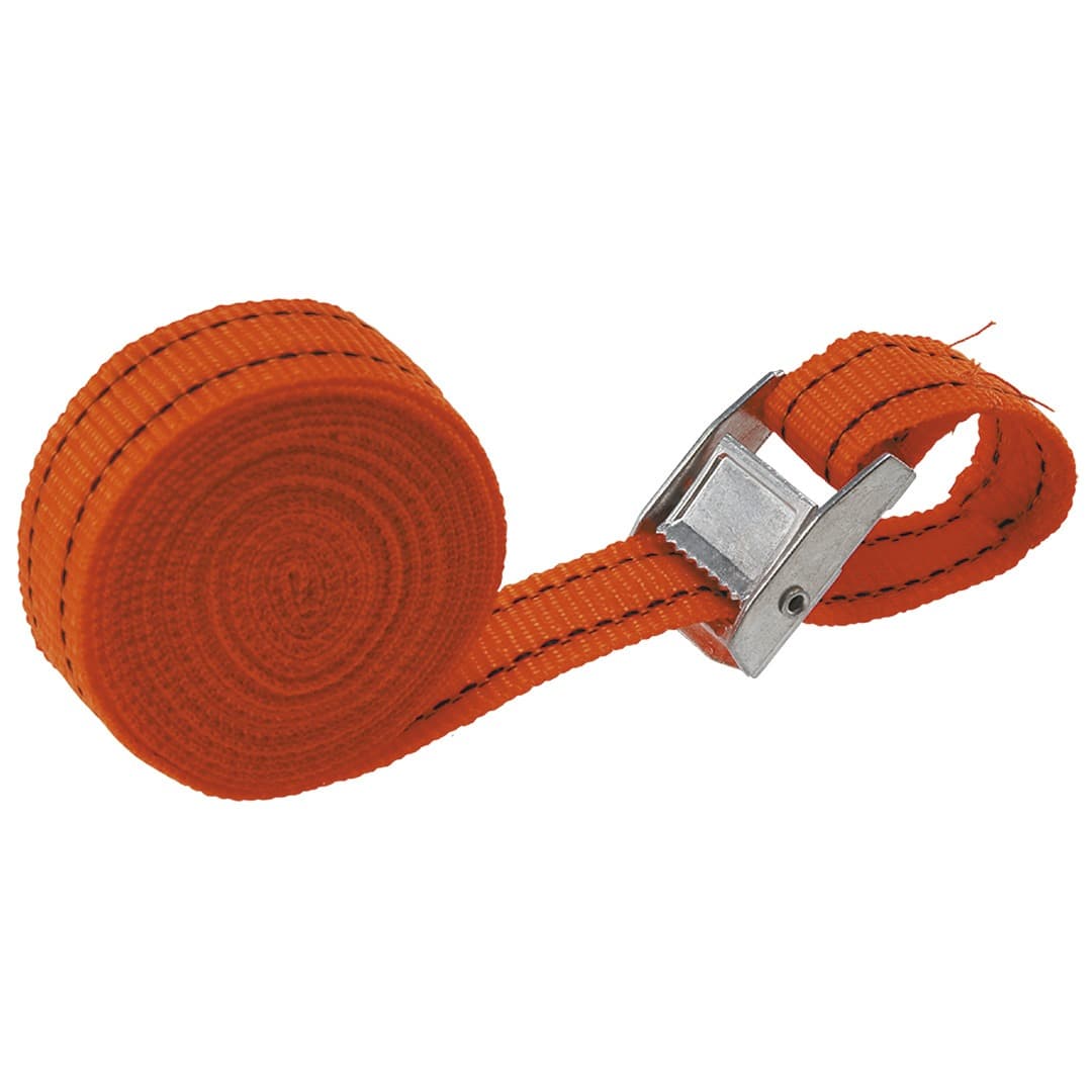 Pasy do bagażu 2.5 m x 25 mm, 2 szt. z metalowymi klamrami