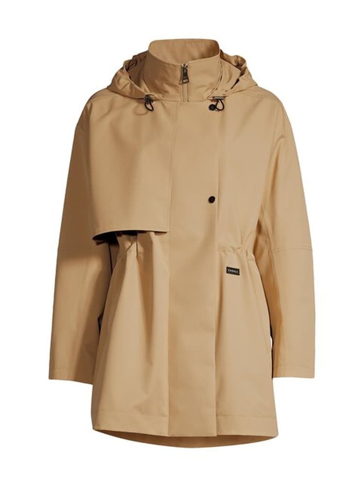 Płaszcz przeciwdeszczowy CASALL Scandi Trench Rain Coat beżowy