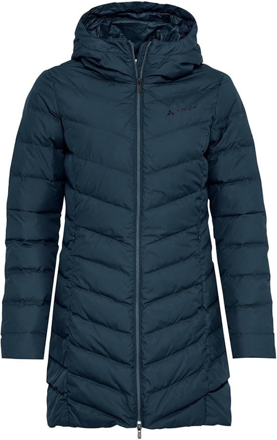 Płaszcz puchowy damski Vaude Annecy Down Coat - ciemny granat