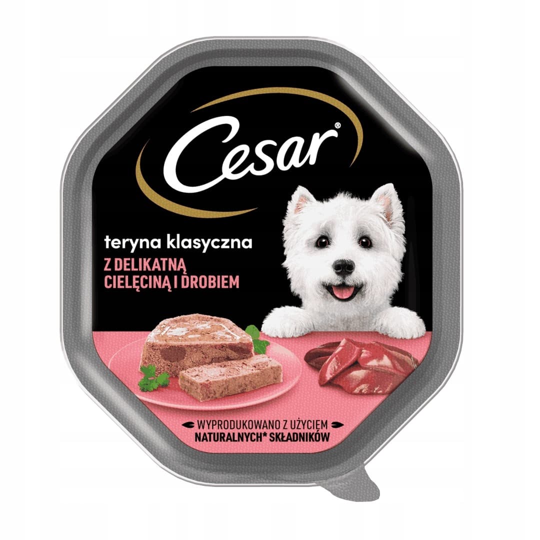 Cesar Tacka z delikatną cielęciną i drobiem 150g