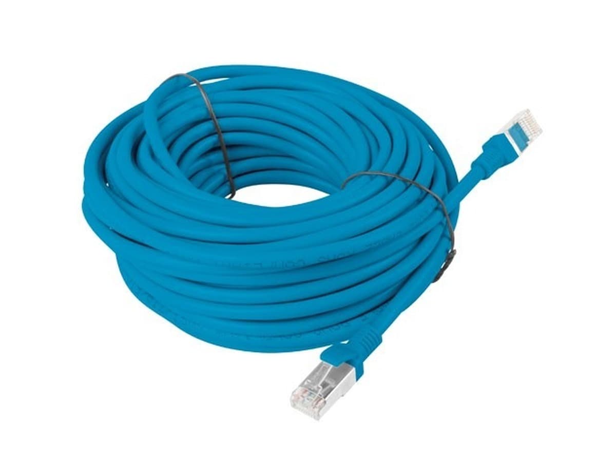 Patchcord UTP Lanberg kat. 6 15 m niebieski