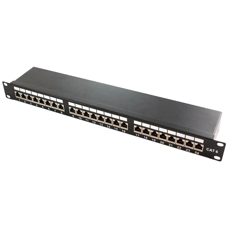 LogiLink patchpanel 19 cali 24 porty CAT 6a